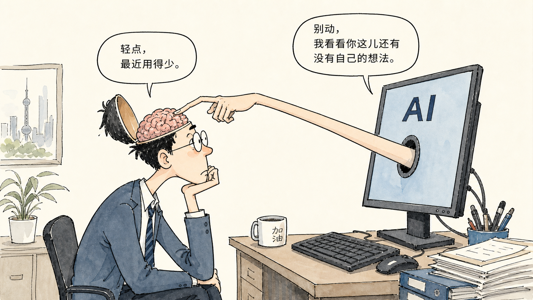 别让AI碰你的大脑:保留自己的思考与决定