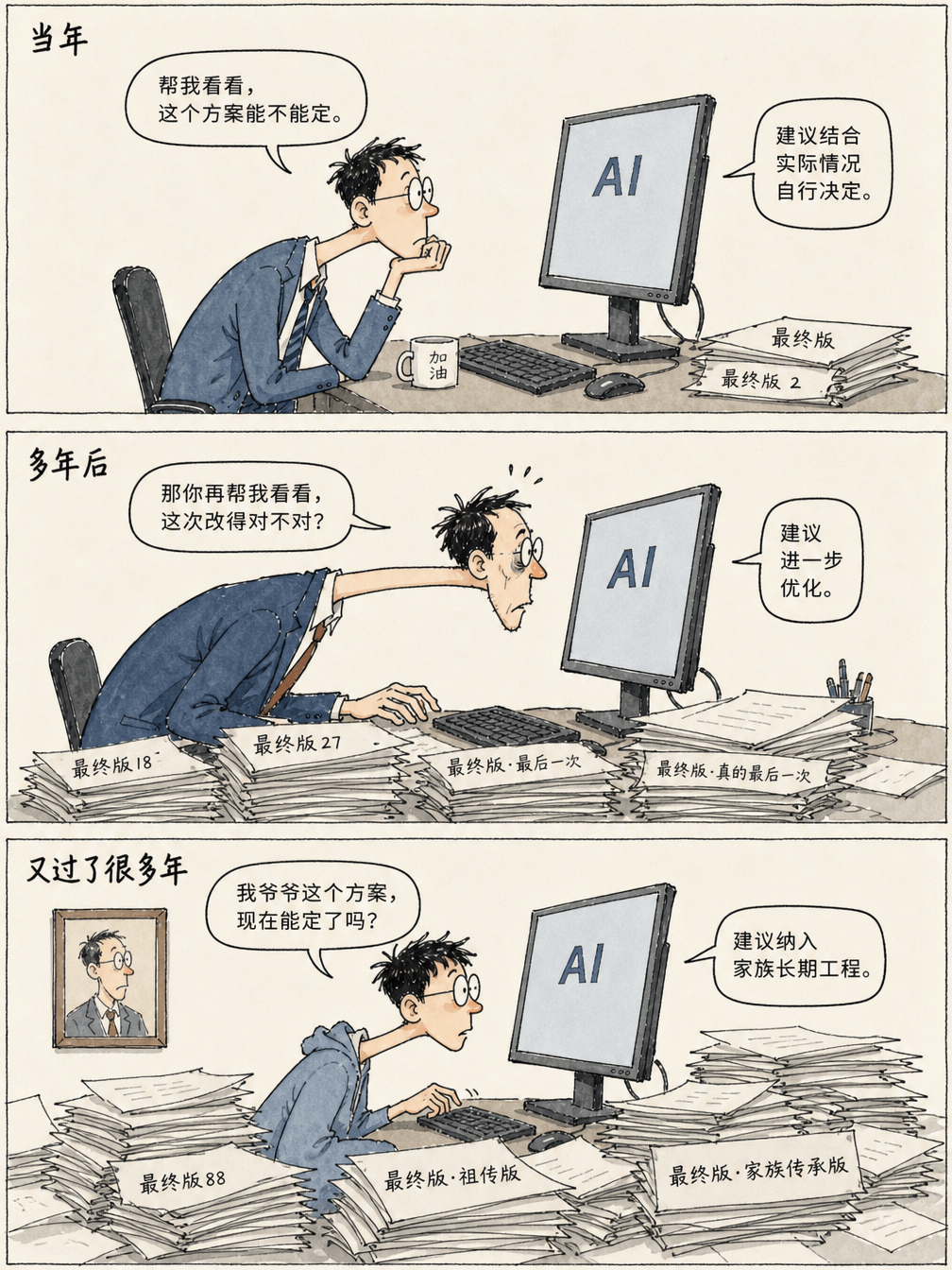 AI反复审方案,从最终版改到孙子接班